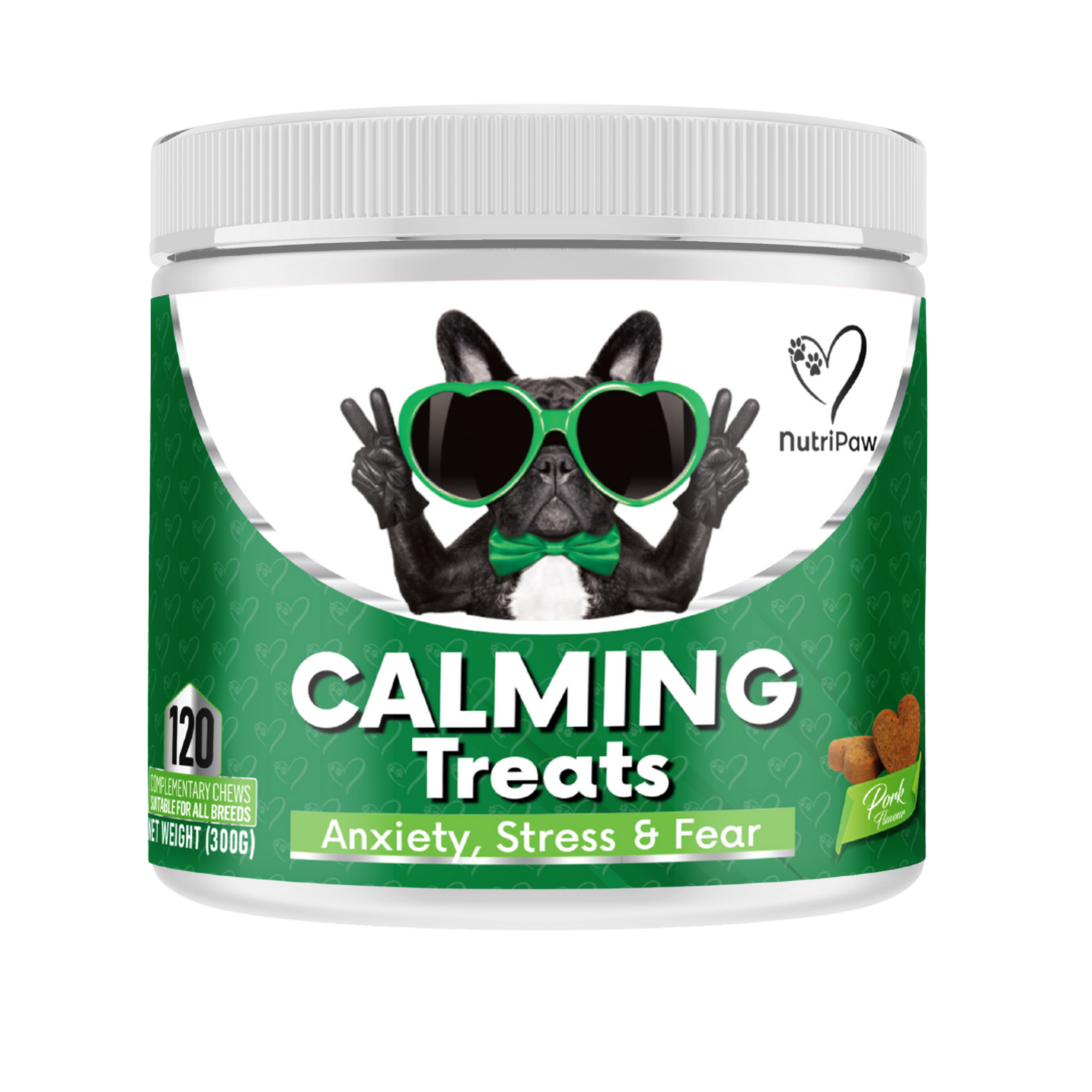 Calming Natural Treats For Dogs Stress Anxiety NutriPaw