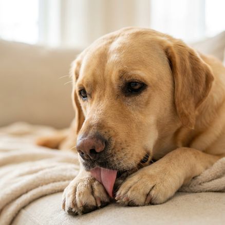 Constant, excessive licking