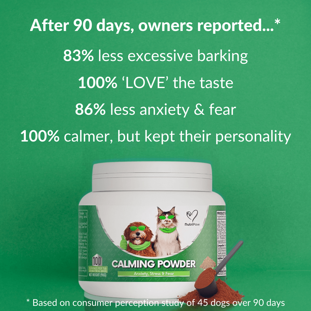 Calming Natural Treats For Dogs (Stress & Anxiety) - NutriPaw