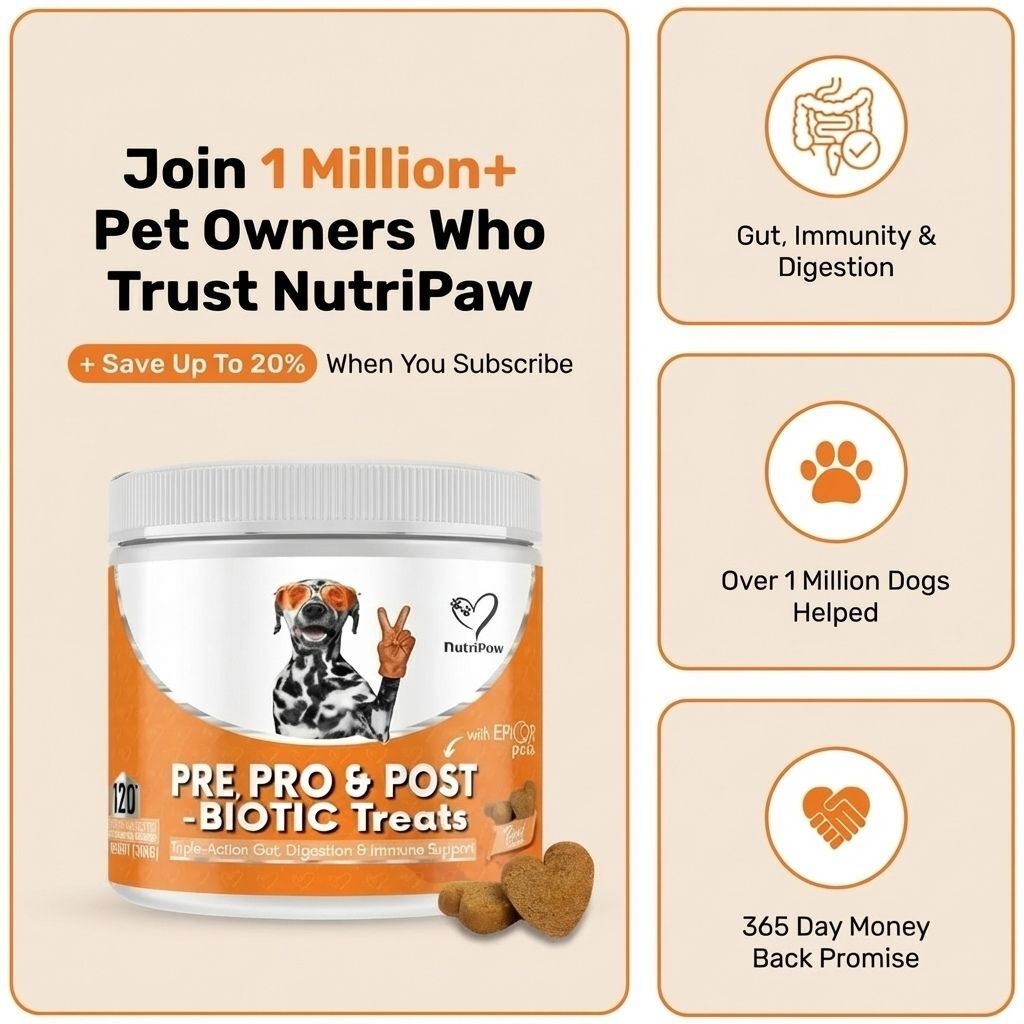 Pre, Pro & Postbiotic Digestive Treats - NutriPaw