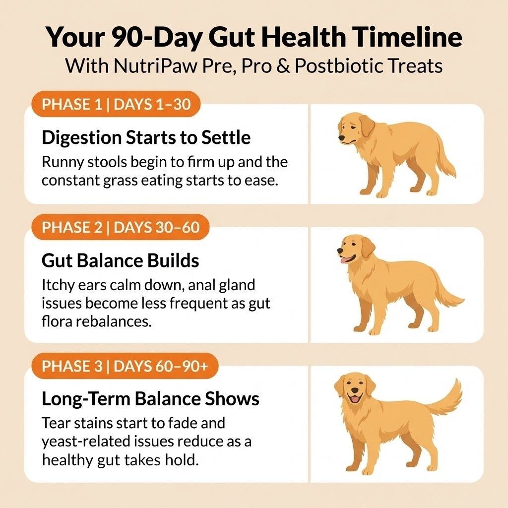 Pre, Pro & Postbiotic Digestive Treats - NutriPaw