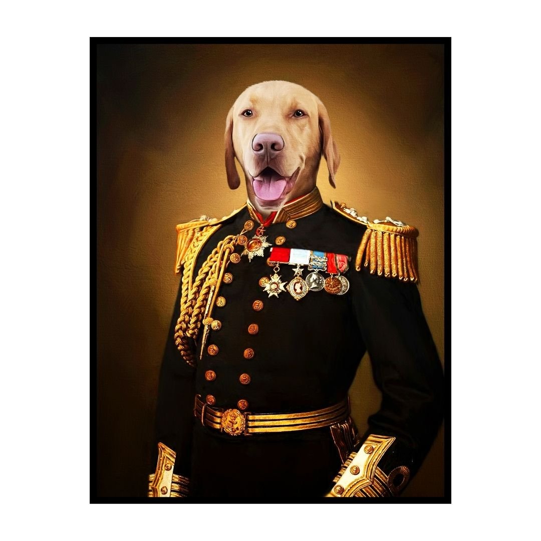 The General - Renaissance Pet Portrait - NutriPaw