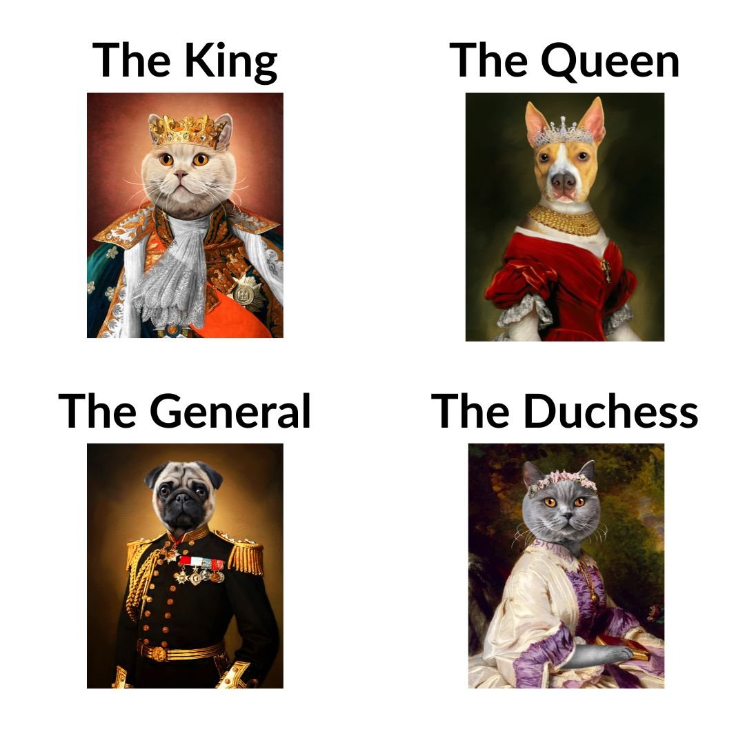 The General - Renaissance Pet Portrait - NutriPaw