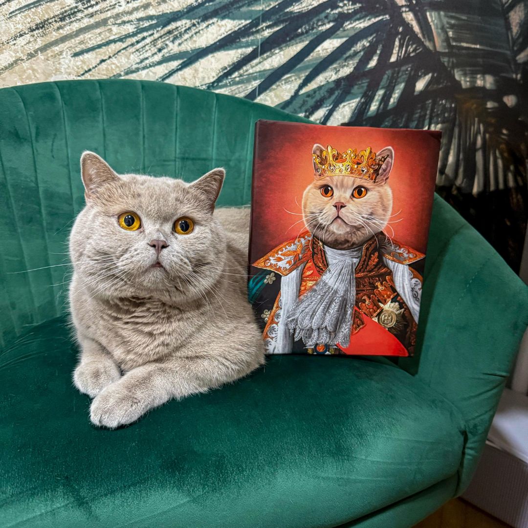 The King - Renaissance Pet Portrait - NutriPaw