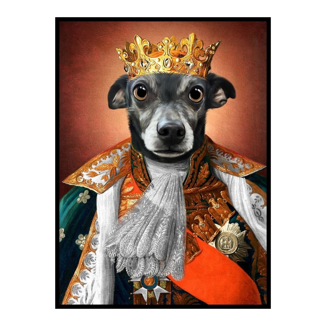 The King - Renaissance Pet Portrait - NutriPaw