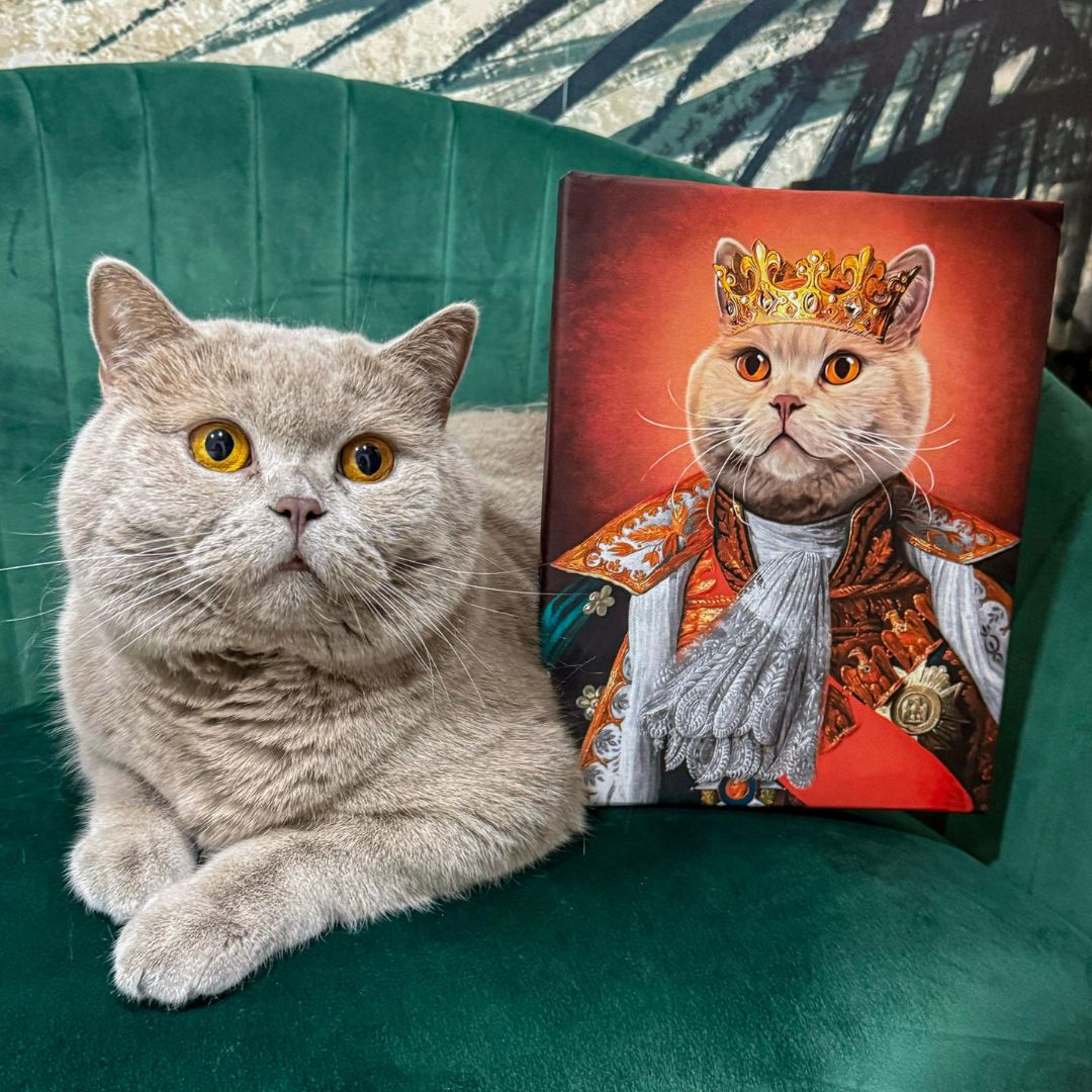 The King - Renaissance Pet Portrait - NutriPaw