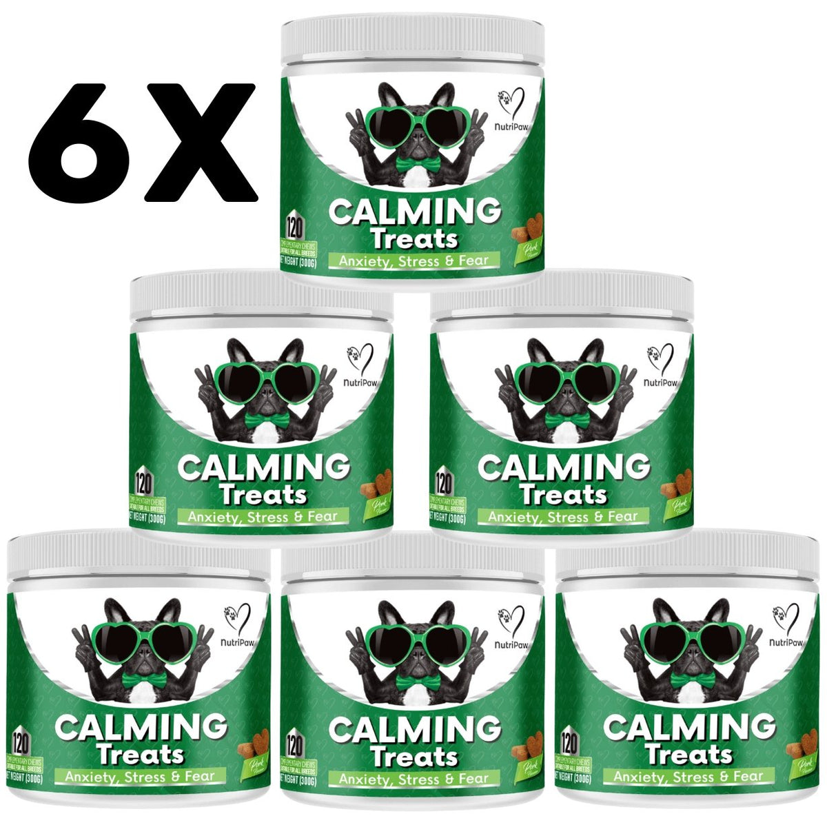 6 Pack of Calming Treats - NutriPaw