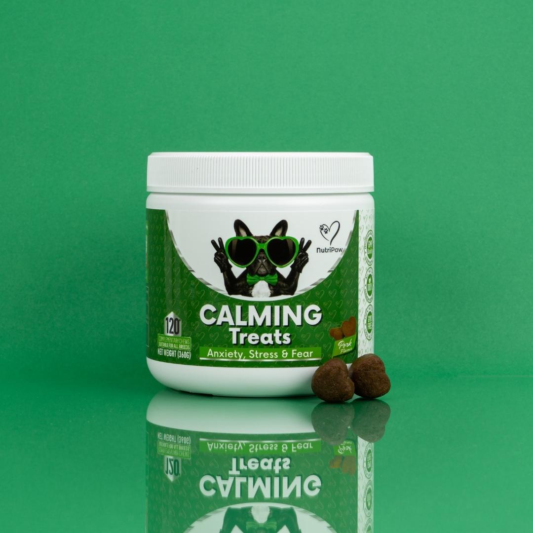 Calming Natural Treats For Dogs (Stress & Anxiety) NutriPaw
