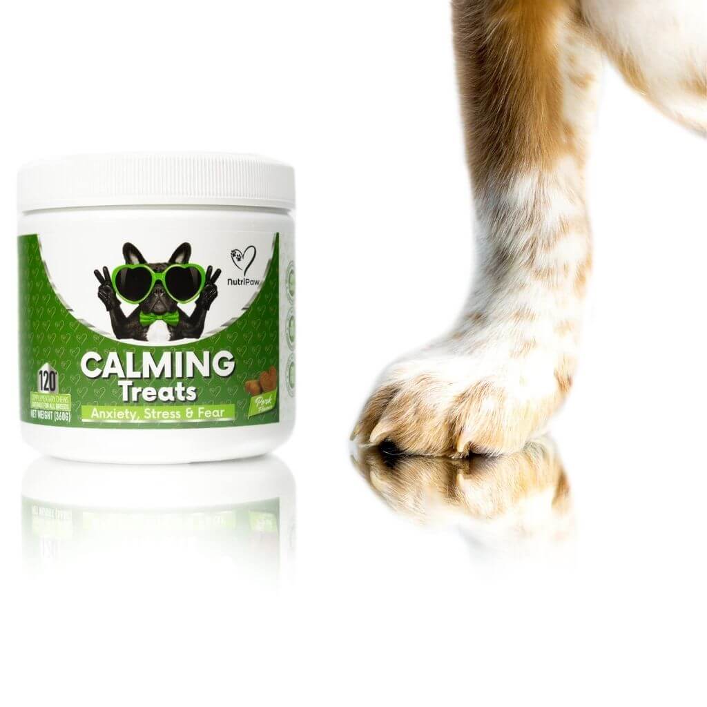 Calming Natural Treats For Dogs (Stress & Anxiety) NutriPaw