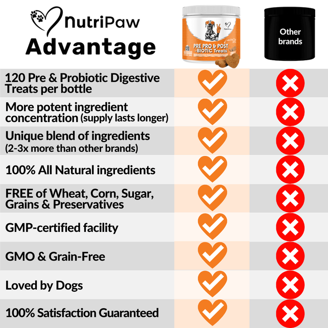 Pre, Pro & Postbiotic Digestive Treats - NutriPaw