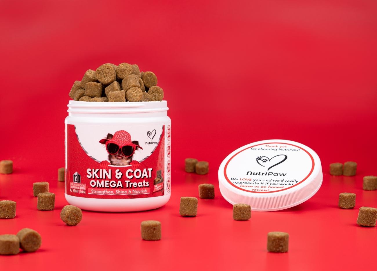 Skin, Coat & Nails Omega Treats - NutriPaw